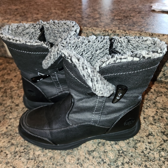 totes Shoes - Women's Marybeth Winter Boot, Black Size 9